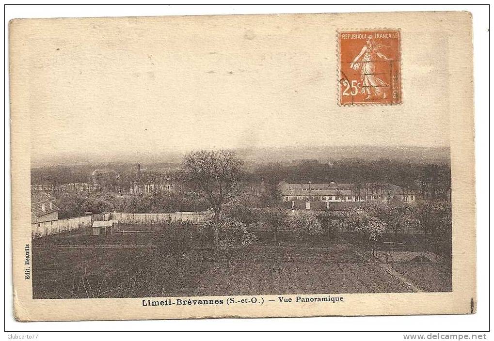 Limeil-Brévannes (94) : Vue Générale Env 1930. - Limeil Brevannes