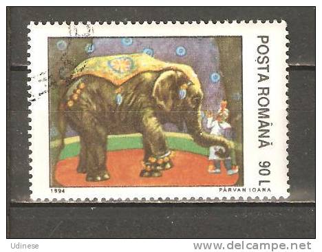 ROMANIA 1994 - CIRCUS - ELEPHSNT - USED OBLITERE GESTEMPELT - Elefanten