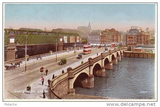 CPA Vintage - Glascow Écosse Scotland - Jamaica Bridge - Pont - Neuve - VG Condition - 2 Scans - Valentine's - Lanarkshire / Glasgow