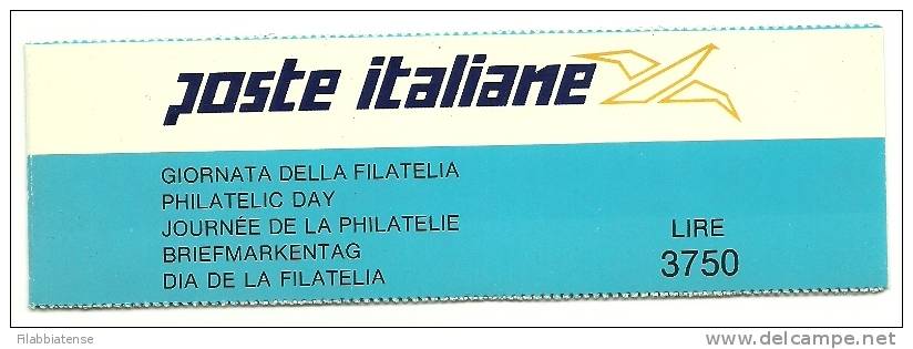 1992 - Italia Libretto 13 Giornata Filatelia    ----- - Libretti