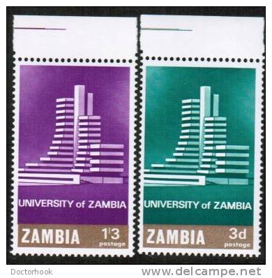 ZAMBIA  Scott #  28-9**  VF MINT NH - Zambia (1965-...)