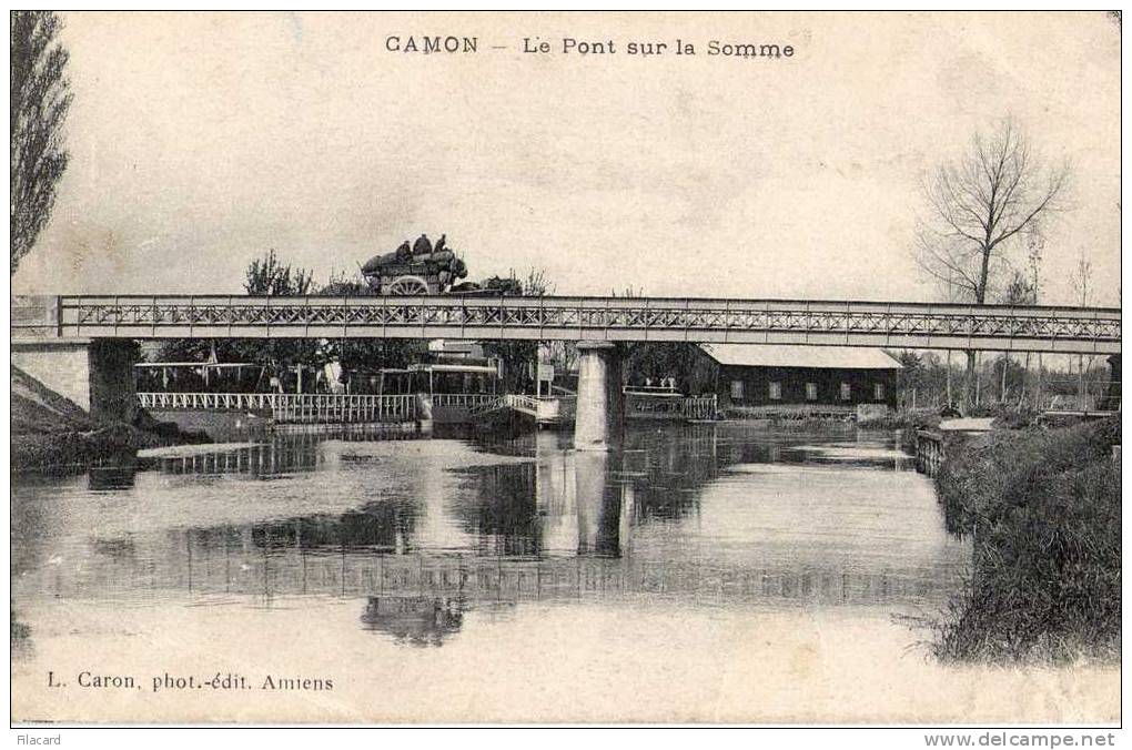 12438   Francia,     Camon,  Le Pont Sur La Somme  ,  NV  (scritta) - Picardie