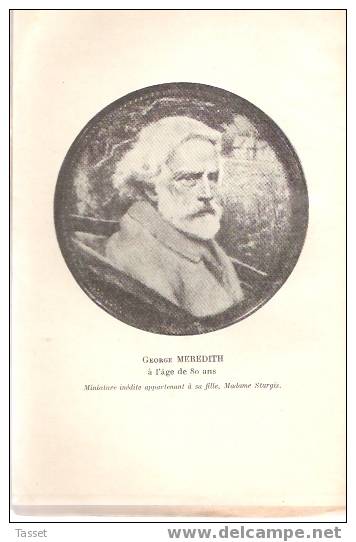 BIOGRAPHIE HISTOIRE La Vie De Meredith   Par Robert Sencourt  Préface D'André Maurois NRF Edition 1931 - Histoire