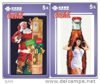 C04280 China Phone Cards Coca Cola 49pcs - Alimentación