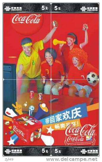 C04281 China Phone Cards Coca Cola Puzzle 36pcs - Alimentación