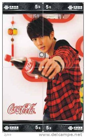 C04281 China Phone Cards Coca Cola Puzzle 36pcs - Alimentación