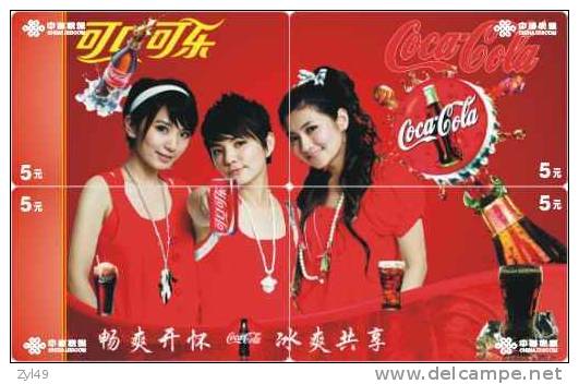 C04282 China Phone Cards Coca Cola Puzzle 40pcs - Alimentación