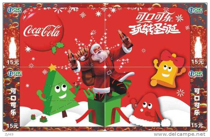 C04285 China Phone Cards Coca Cola Puzzle 48pcs - Alimentación