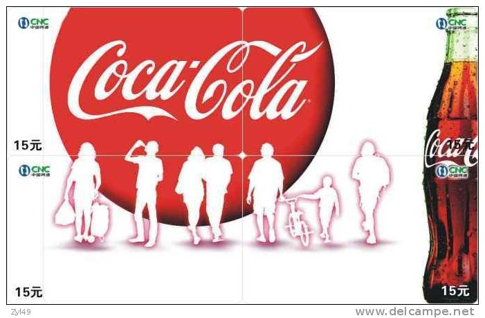 C04285 China phone cards Coca Cola puzzle 48pcs