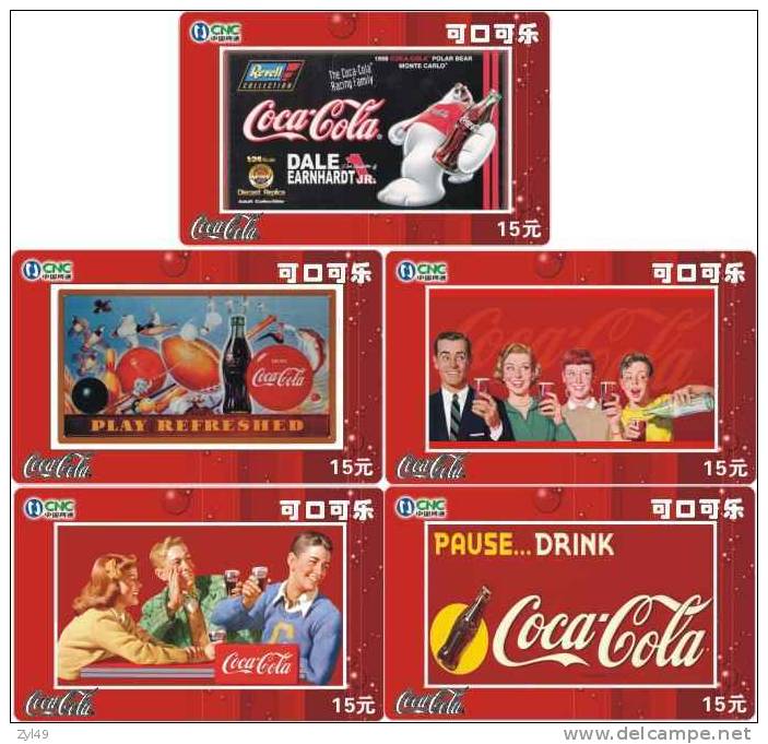 C04286 China Phone Cards Coca Cola 51pcs - Alimentación