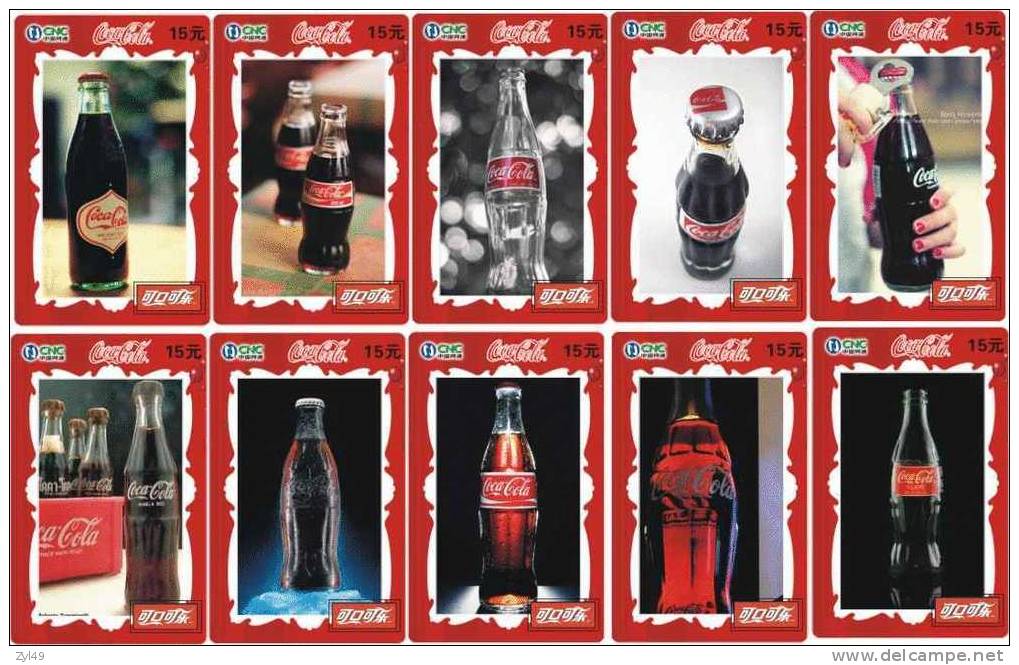 C04286 China Phone Cards Coca Cola 51pcs - Alimentación