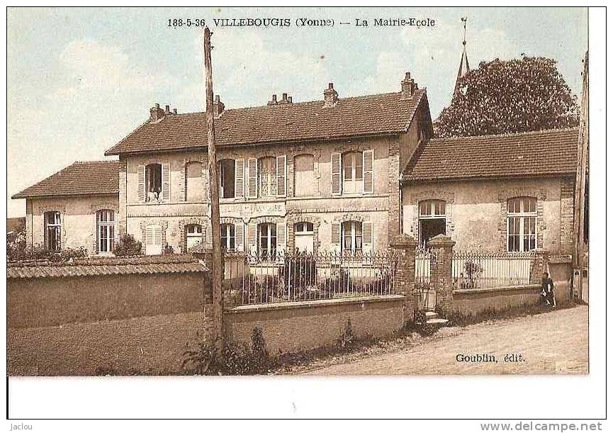 VILLEBOUGIS LA MAIRIE ECOLE (ENFANTS) REF 19915 - Villebougis