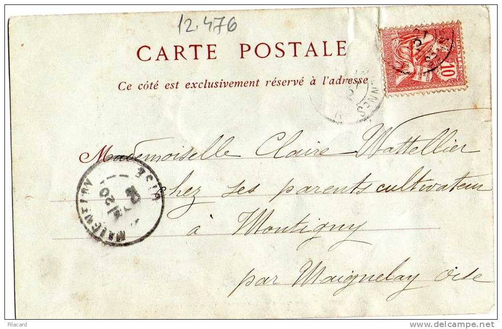 12476    Francia,    Montdidier,  Vue Du  Faubourg  Becquerelle,  VG  1902 - Picardie