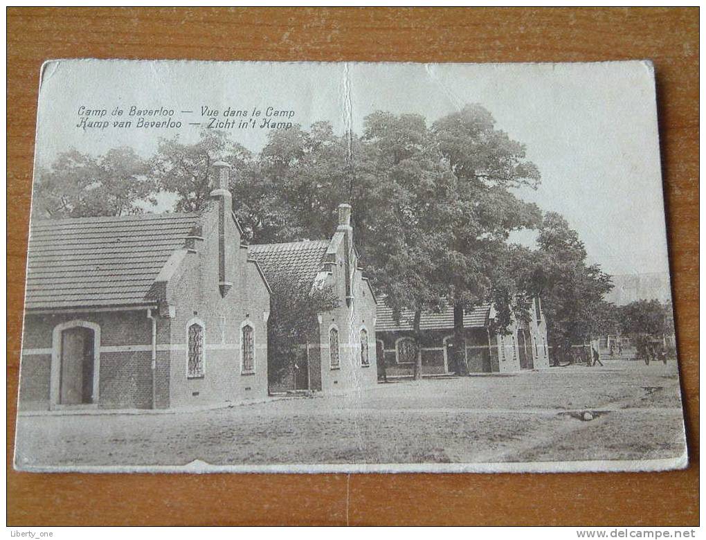 Kamp Van Beverloo / Zicht In 't Kamp / Anno 1928 ( Gevouwen In Midden - Zie Foto´s Voor Details ) !! - Leopoldsburg (Camp De Beverloo)