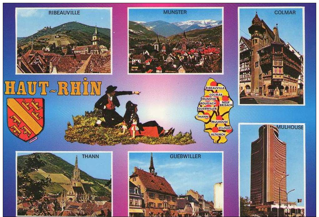 HAUT-RHIN(ribeauville-munster-colmar-mulhouse-guebwiller-thann) - Autres & Non Classés