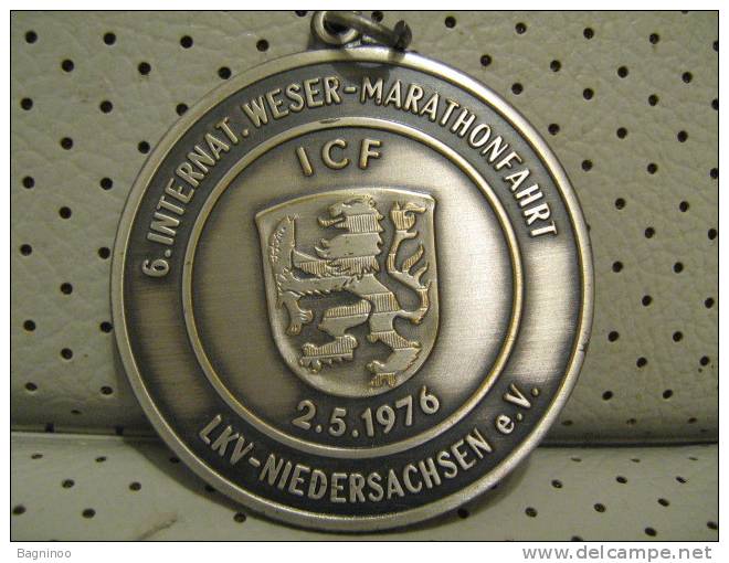 KAYAK CANOE Medal 6.International Weser Marrathonfahrt LKV - Canoeing, Kayak