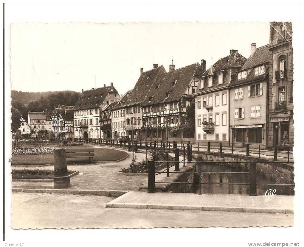 67- WISSEMBOURG -  Quai Anselmann Et Le Jardin Public  -  CPSM  Grand Format - Wissembourg