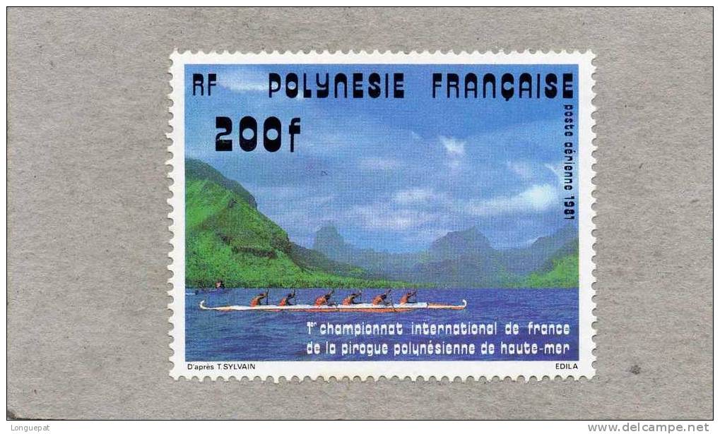POLYNESIE Française : 1er Championnats Internationaux De France De La Pirogue Polynésienne De Haute-mer - Bateau - Sport - Neufs