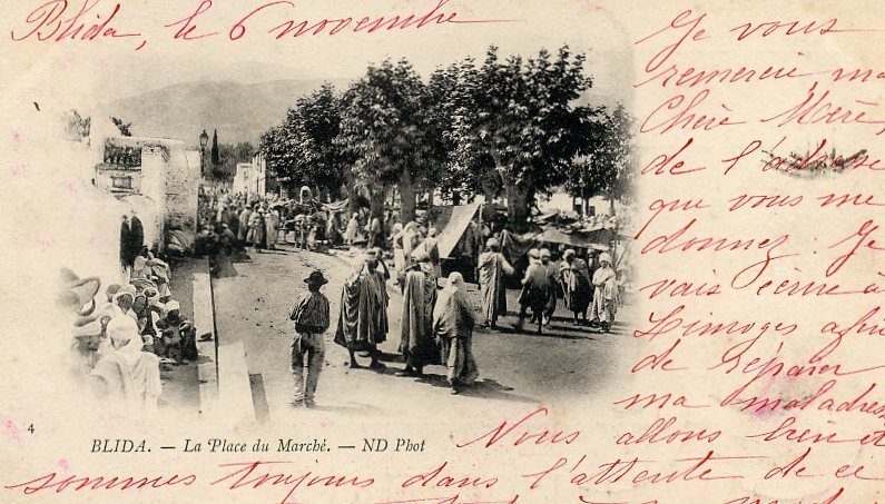 Algérie - BLIDA - La Place Du Marché - ANIMÉE - Blida