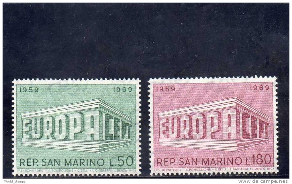 SAN MARINO 1969 EUROPA UNITA  ** - Nuovi