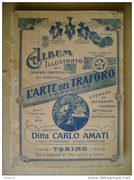 PM/2 Album Illustrato ARTE DEL TRAFORO Carlo Amati Primo ´900/Liberty - Kunst, Antiquitäten