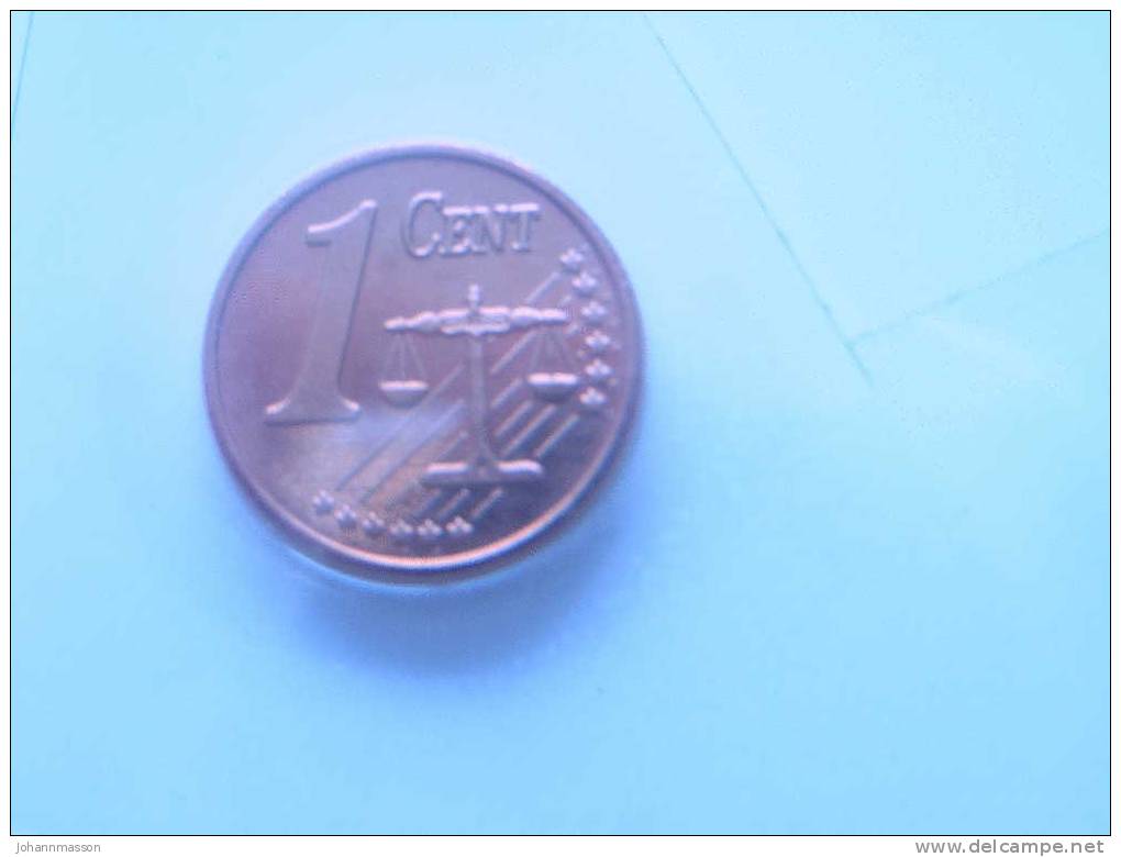 1   Centime D Euro   Danmark 2002 Essai - Pruebas Privadas