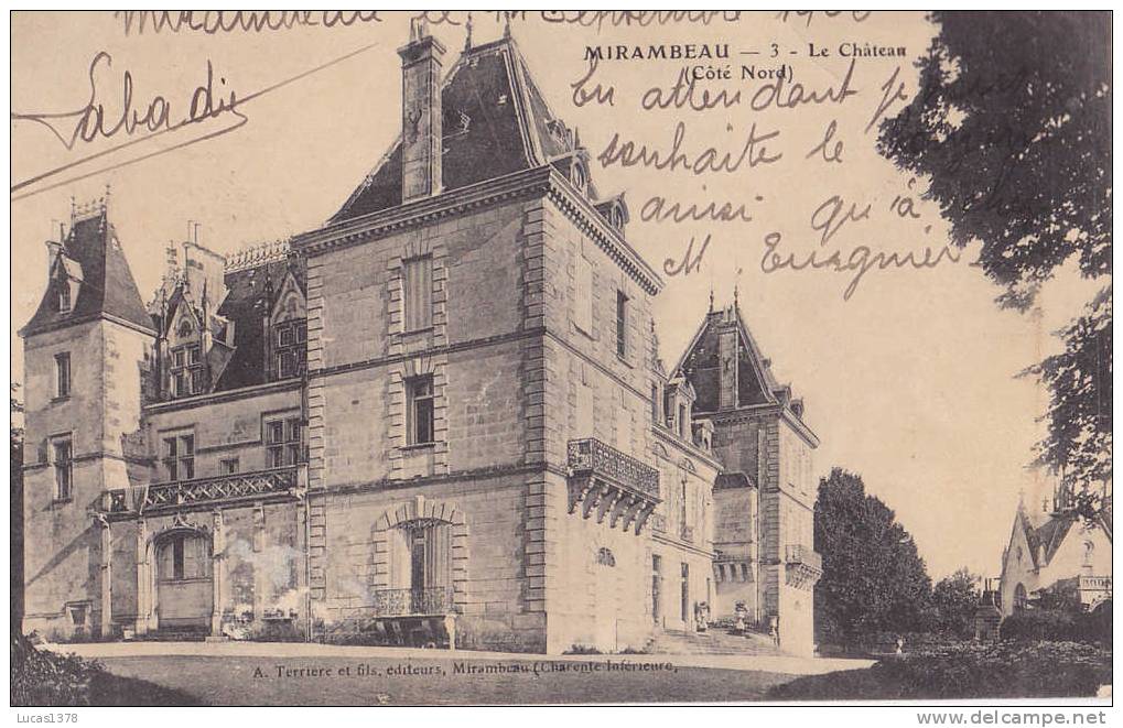 17 / MIRAMBEAU / LE CHATEAU / COTE NORD - Mirambeau