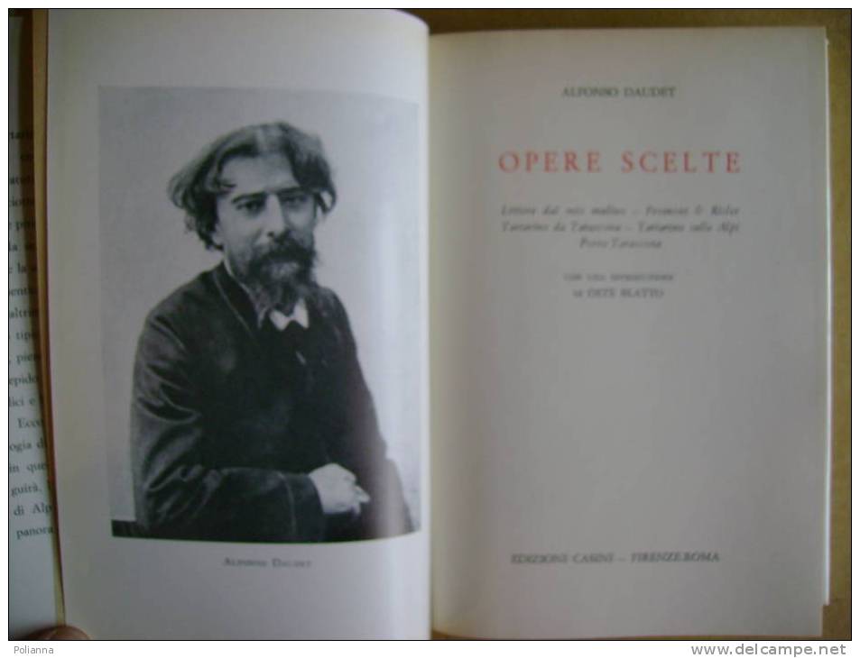 PM/23 Alfonso Daudet OPERE SCELTE Ed. Casini 1963 - Tales & Short Stories