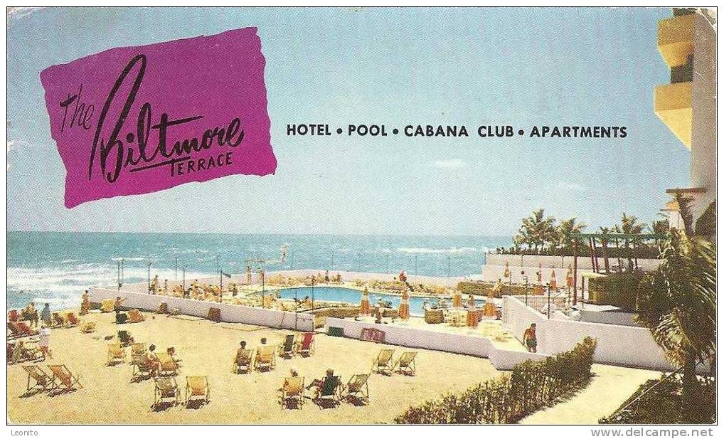 Biltmore Terrace Hotel Miami Beach 1954 - Miami Beach