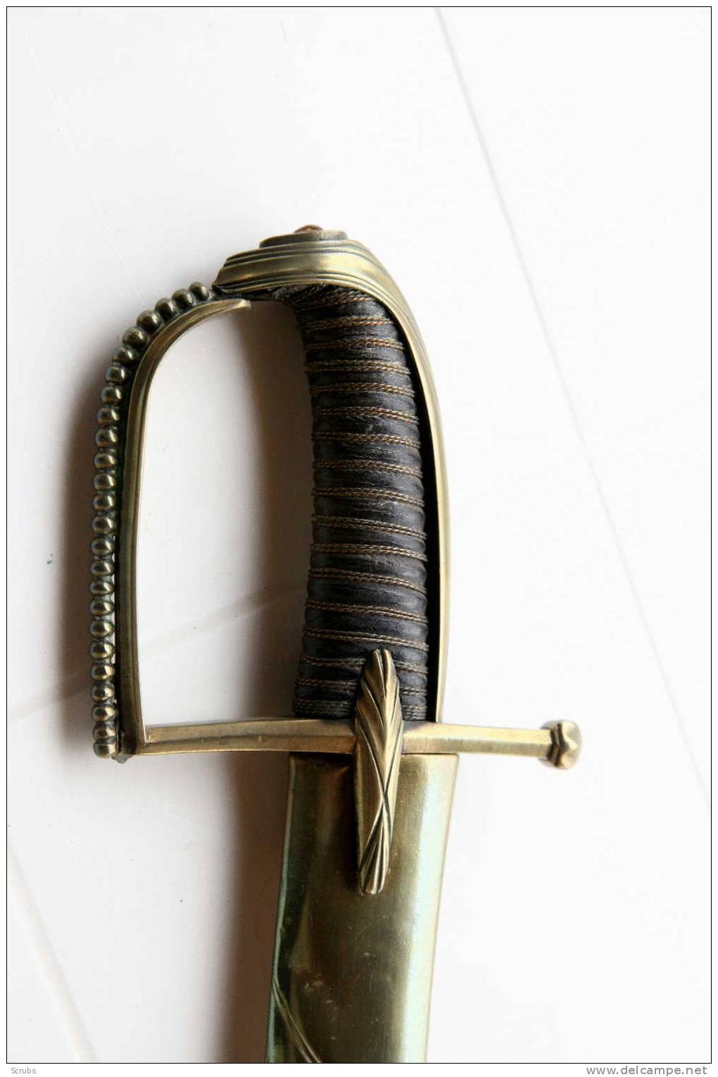 Sabre D'Officier De Hussard à Garde Perlée Vers 1780 - Armas Blancas