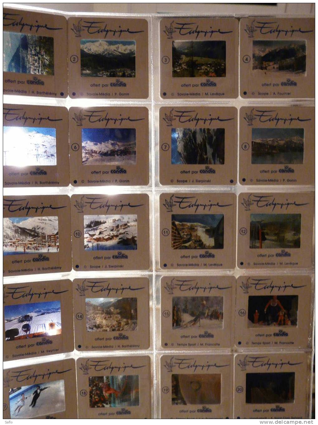 Série De 60 Diapositives Jeux Olympiques Albertville 92 - Other & Unclassified