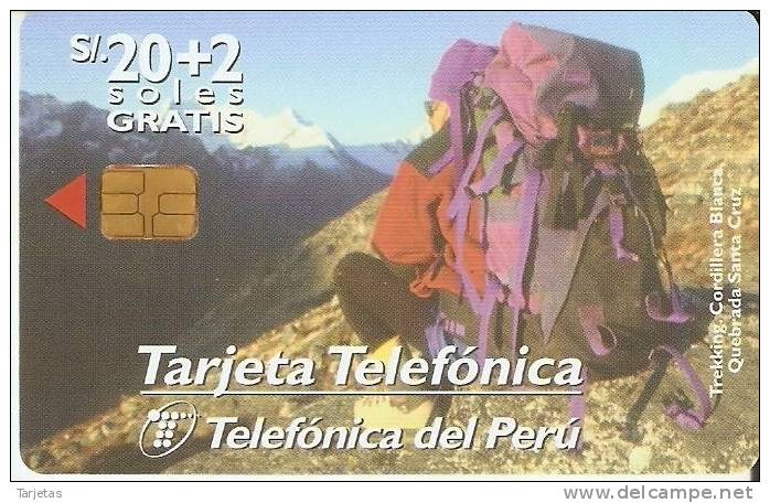 TARJETA DE PERU DE TELEFONICA CORDILLERA BLANCA - Perú