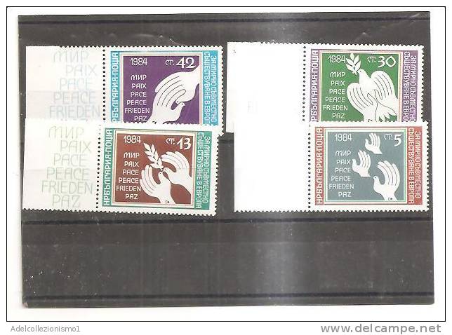 48410)n°4 Valori Greci Anno 1984 Serie Conf. Europea  - Nuovi - Unused Stamps
