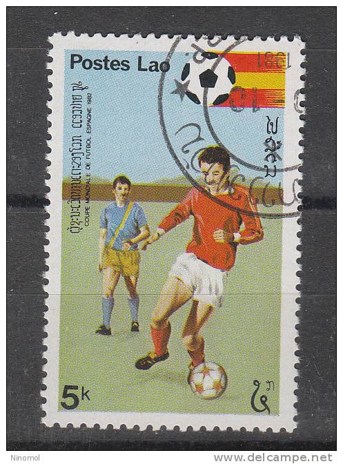 Laos   -  Mondiale  " España 1982 " .  Soccer Players  Uruguay -  U.r.s.s. - 1982 – Espagne