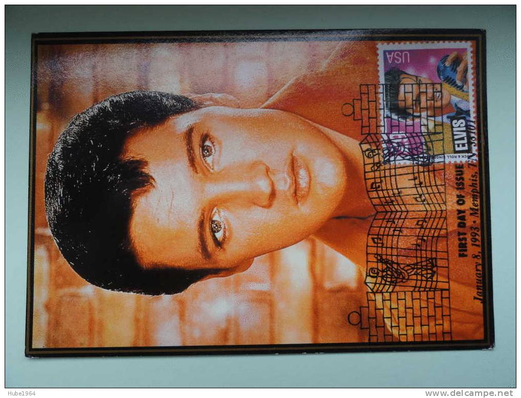 CARTE MAXIMUM  MAXIMUM CARD CINEMA ELVIS PRESLEY ETATS UNIS - Elvis Presley