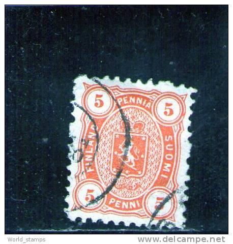 FINLANDE 1875-81 OBLITERE' DENT. 11 - Gebruikt