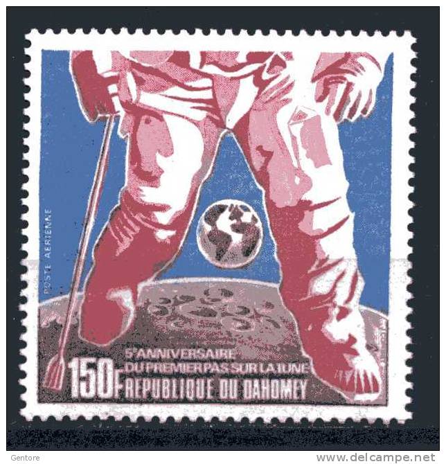 1974 DAHOMEY First Man On The Moon Yvert Cat N° Air 212 Perfect MNH** - Africa