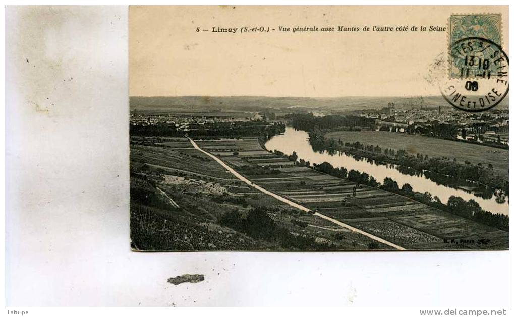 Limay   78   Vue  Generale Avec Mantes De L'autre Coté De La Seine - Limay