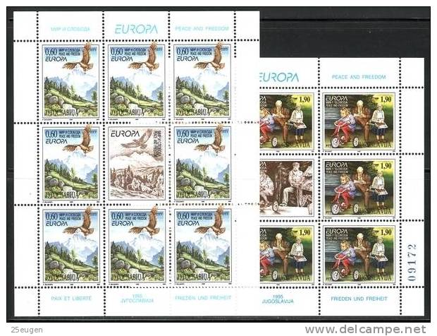 YUGOSLAVIA  1995  EUROPA CEPT MS MNH - 1995