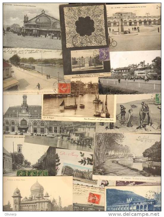 1000 C.P.A. De France - Pas De Grandes Villes -  Toutes Petits Formats - à Voir Dans Ma Boutique - 500 Postcards Min.