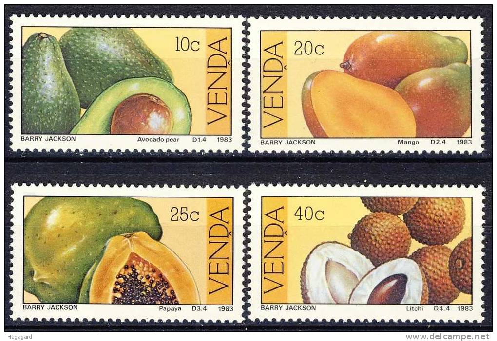 #Venda/South Africa 1983. Fruits. Michel 82-85. MNH(**) - Venda