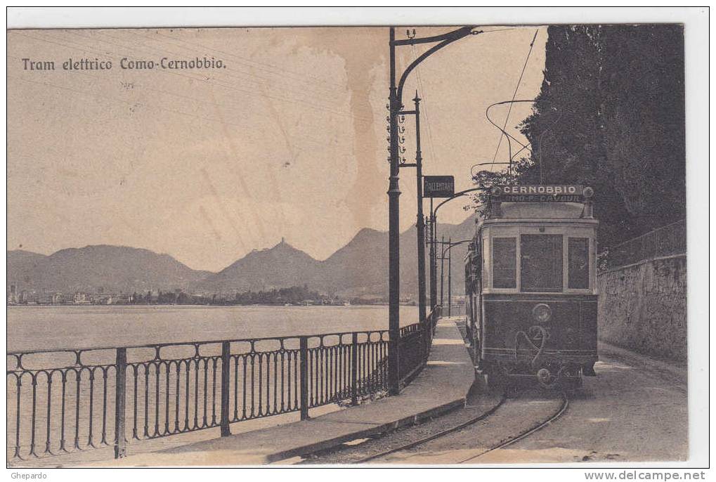 Tram Como-Cernobbio, 1912   (110125) - Como