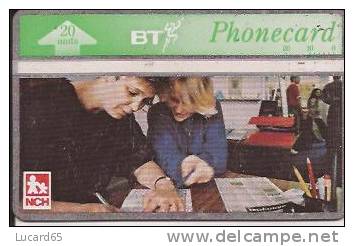 SCHEDE TELEFONICHE - PHONECARD - BRITISH TELECOM - 20 UNITS - BT And NCH - WORKING TOGETHER FOR YOUNG PEOPLE - BT Souvenir