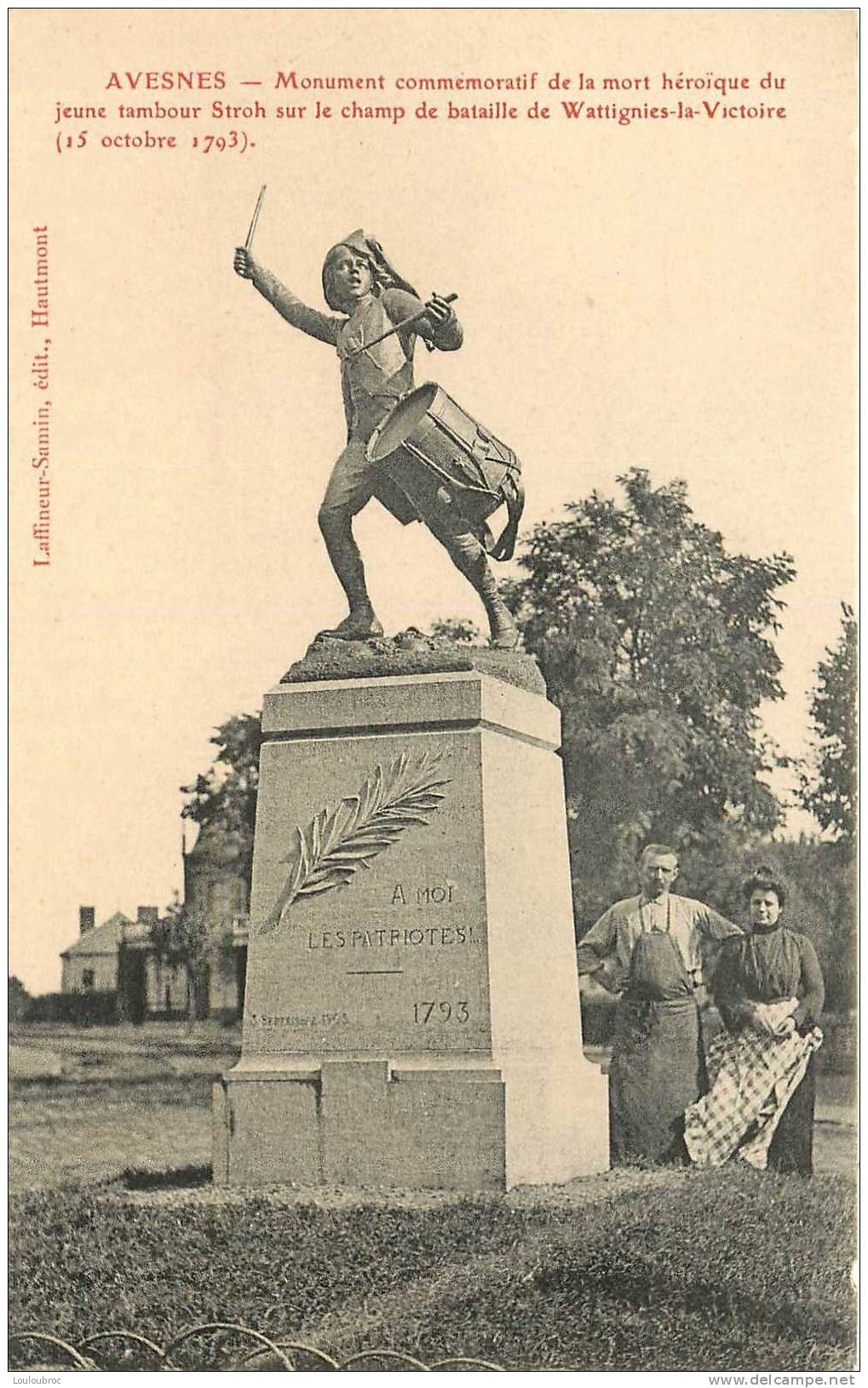 59 AVESNES MONUMENT DU JEUNE TAMBOUR - Avesnes Sur Helpe