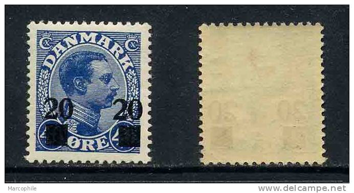 DANEMARK / 1926 - # 173 - 20/40 Ö BLEU * (ref T73) - Ungebraucht