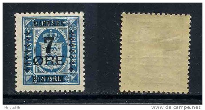 DANEMARK / 1926 - # 176 - 7 Sur 4 Ö BLEU * (ref T88) - Ungebraucht