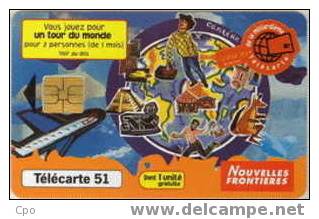 # France 1006  TOUR DU MONDE 51 U So3 11.99 Tres Bon Etat - 1999