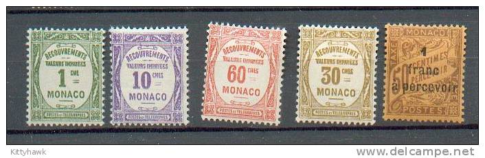 MONA 430 - YT Taxe 13 à 17 * - Charnières Complètes - Postage Due