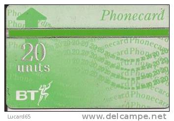 SCHEDE TELEFONICHE -  OLD PHONECARD - BRITISH TELECOM - 20 UNITS - - BT Edición Definitiva