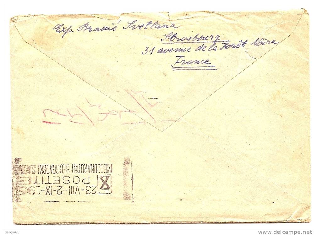 Letter - Traveled 1957th - Covers & Documents